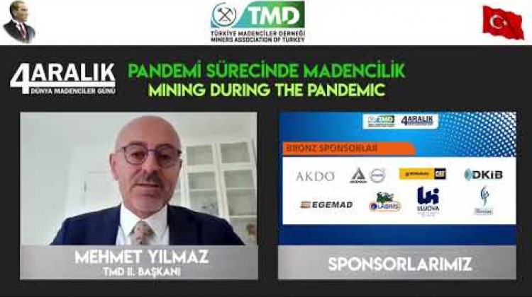 4 Aralık 2020 - Dünya Madenciler Günü Etkinliği - Açılış Konuşması / Mehmet Yılmaz, 2. Başkan, TMD