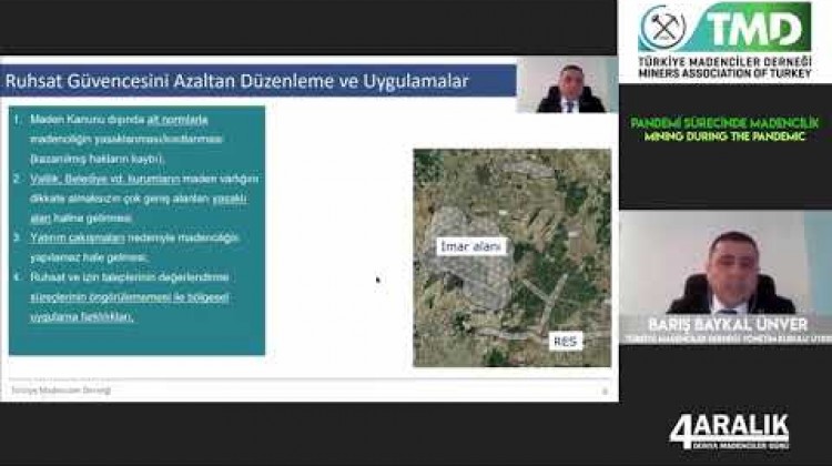 4 Aralık 2020 - Dünya Madenciler Günü Etkinliği - Barış Baykal Ünver, Yönetim Kurulu Üyesi, TMD