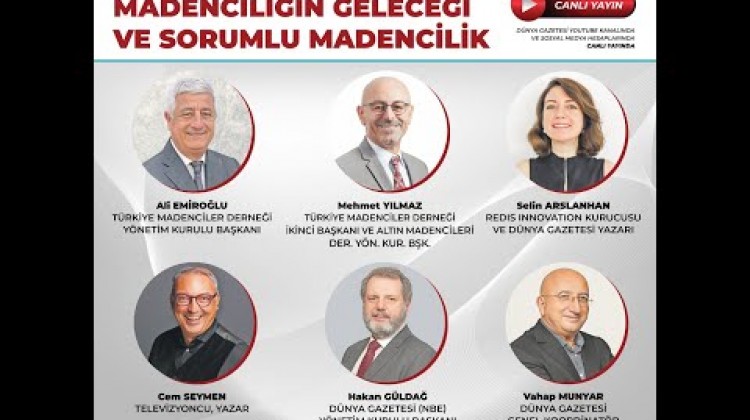 WEBİNAR / Madenciliğin Geleceği ve Sorumlu Madencilik - 20.10.2021